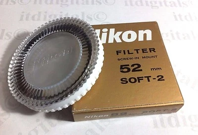 Nikon 52mm Soft-2 Focus-2 #2 No-2 Glass Lens Filter 52 mm Japan Genuine OEM - Image 1 of 4