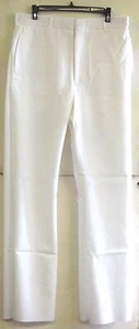 NEW NAVY SERVICE DRESS WHITE BELL BOTTOM PANT TROUSERS  (36 X LONG) - Picture 1 of 6