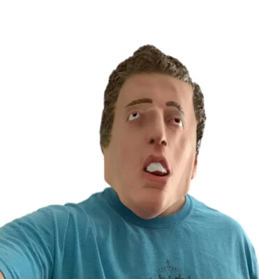 Rubie’s Costume Company Napoleon Dynamite Vinyl Face Mask Halloween Adult Size - Image 1 of 4