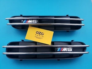 Genuine BMW E60 M5 Side vent grills 51137896849 51137896850 - Picture 1 of 3