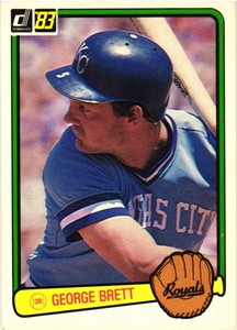 1983 Donruss George Brett #338 Kansas City Royals