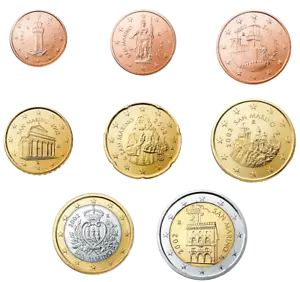 SAN MARINO Tutti gli Euro da 1 Euro Cent a 2 Euro dal 2002 al 2014 (FDC) - Foto 1 di 14