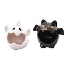 Ghostly Bat Ceramic Shaped Ashtray Must Have Halloween Props for Horror Lovers