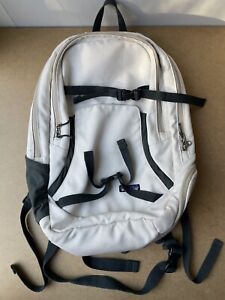 Patagonia Ivory Backpack w Dark Grey Trim, Many Pockets/ Straps-20" x 12" x 6"