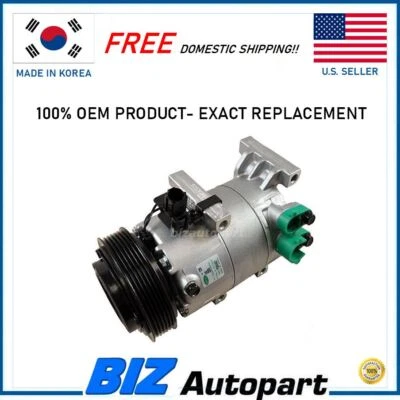 OEM! COMPRESOR DE AIRE ACONDICIONADO con embrague para KIA SOUL 2012-2013 1,6 L OE# 97701-2K600 Foto 1 de 4