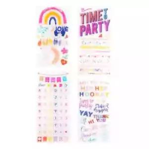 Timbri trasparenti Shake Chic di Craft Smart 103 pezzi 610551 -NUOVI - Foto 1 di 5