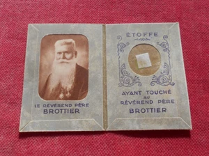 Etoffe - Révérend Père Brottier - Relique ! - Picture 1 of 2