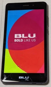 BLU Life XL Dual-SIM Smartphone (GSM Unlocked) - 8 GB Black - CRACKED SCREEN - Picture 1 of 7