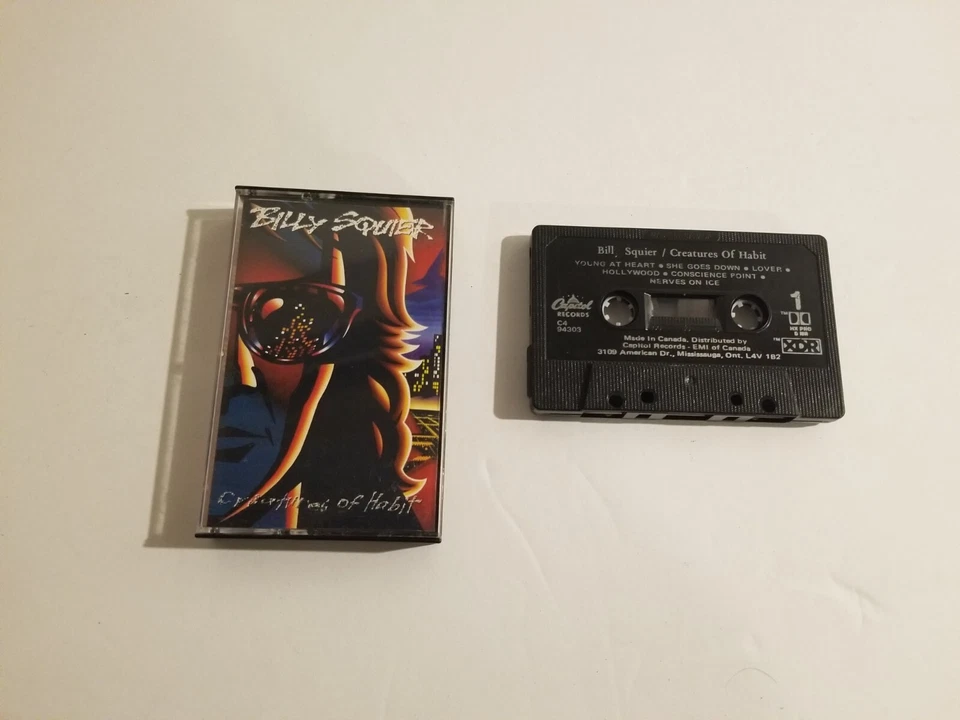 Billy Squire - Creatures Of Habit - Cassette Tape - Image 1 of 1