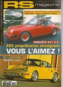 RS MAGAZIN 9 PORSCHE 911 3.2 LEICHTBAU 934 TURBO 986 BOXSTER 2.5 911 E 2.2 993 - Bild 1 von 2