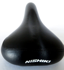 Nishiki Cionlli Cushioned Bicycle Seat Saddle Cycling Bike Black