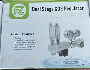 USA Shipping Aquarium Dual Stage CO2 Regulator Adjustable Output Pressure - Picture 1 of 4