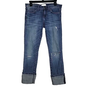 Current Elliot Women's The Beatnix Cropped Jeans Size 27 Blue Denim 31X26 - Picture 1 of 11