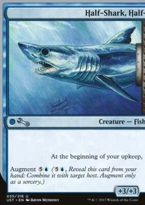MTG Magic the Gathering Half-Shark, Half- (35/288) Unstable NM - Picture 1 of 1