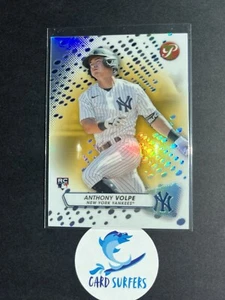 2023 Topps Pristine #208 Anthony Volpe Gold Refractor Rookie 50/50 - Picture 1 of 2