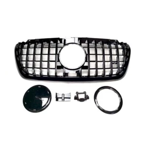 Black Front Bumper Grille Grill for Benz Sprinter W907 2019-2024 - Picture 1 of 4