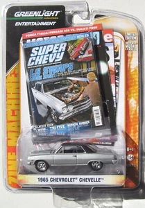 Chevrolet Chevelle 1965 serie 2 Zine Machines 1:64 con cargador Chevy Greenlight - Imagen 1 de 1