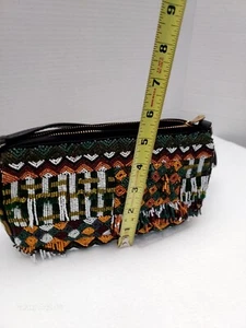 Mango Beaded Baguette Purse. Adorable and Perfect Size. - Picture 1 of 9