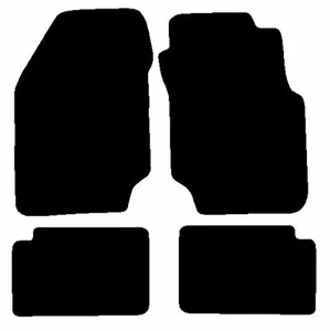 Tailored For Nissan Sunny 3dr 1991-1995 Black Basic Car Mats Autostyle - Picture 1 of 4