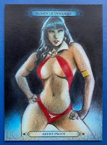 2014 BREYGENT WOMEN OF DYNAMITE VAMPIRELLA ARTIST PROOF AP SKIZZE von HUY TRUONG - Bild 1 von 2