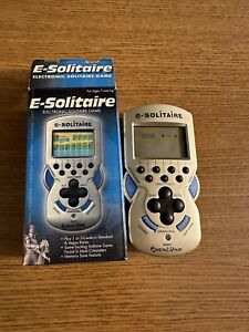 Excalibur E-Solitaire Electronic Handheld Portable Travel Game Solitaire #470