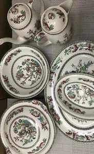 Johnson Bros INDIAN TREE 6pc Serving Set TUREEN PLATTER TRAY BOWL TEA COFFEE POT - Picture 1 of 12
