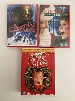 Home Alone 1 2 3 & 4 DVD Boxset + Miracle on 34th Street & A Christmas Carol - Image 1 of 4