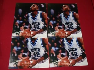 1995 Signature Rookies Jerry Stackhouse Autograph Lot of 4 On Card AUTO 8X10 - Picture 1 of 2