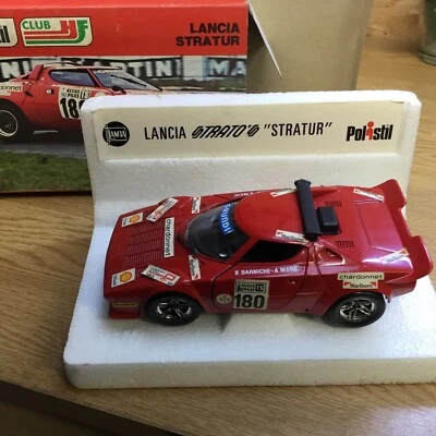 Modelo diecast Polistil S32 Club HF Lancia Stratos Stratur escala 1/25, en caja. Foto 1 de 4