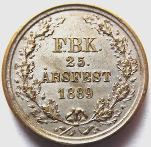Finnland Medaille FBK 25 Arsfest 1889 Helsingfors - Bild 1 von 4