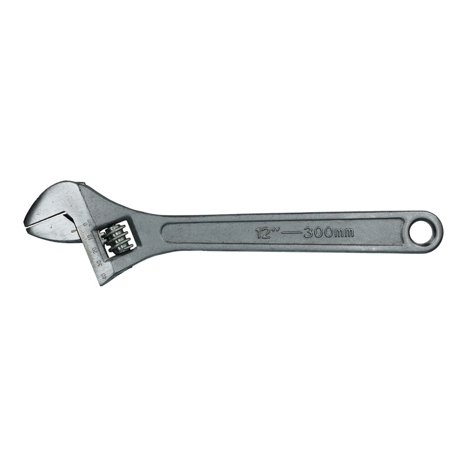 AB TOOLS 12" / 300mm Standard Adjustable Spanner Monkey Wrench Plumbers 0 - 33mm