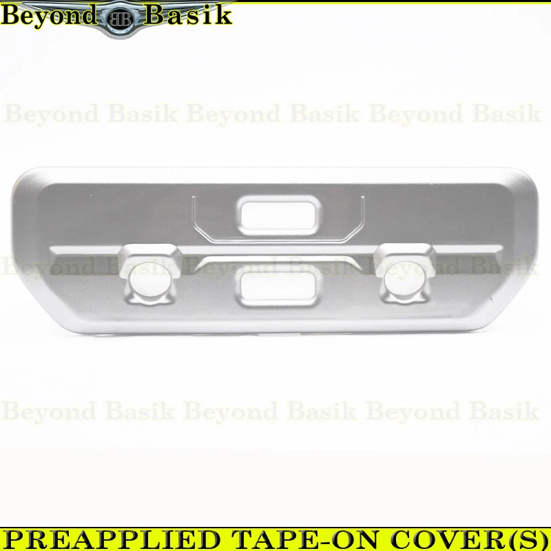 GMC Sierra 1500 2019-2021 cubierta de puerta trasera con cámara de alta defensa GAN PLATEADA HIELO METÁLICO Foto 1 de 4