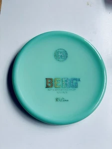 Kastaplast Berg X First Run Mint Green Sparkle Glitter Stamp  BergX  K1 1st - Picture 1 of 5