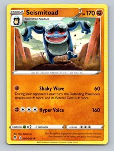Pokemon Seismitoad SWSH07: Evolving Skies 090/203 Near Mint NM - Picture 1 of 2