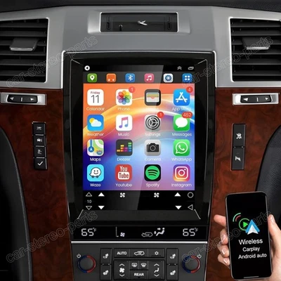 Android 15 For Cadillac Escalade 2007-2014 CarPlay Car Stereo Radio GPS Navi 64G - Image 1 of 4