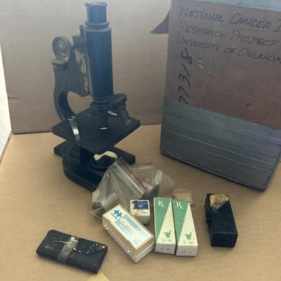 Vintage/Antique Spencer Buffalo USA Brass Microscope Lens For Parts / Untested - Image 1 of 4