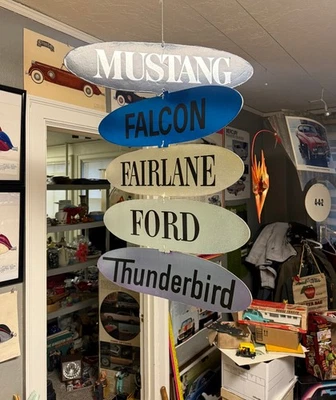 1965 Ford Full line original dealership showroom hanging display - Image 1 of 3