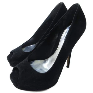 GUCCI Pumps Women's Size 35 Black Suede - Picture 1 of 9