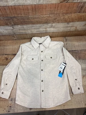 Camisa Tony Hawk Bronceada (Avena Brezo) Abotonada Manga Larga Niños S (8) Foto 1 de 4