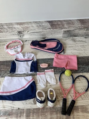Muñeca American Girl Just Like You Traje de Tenis II con 2 Raquetas SIN Defectos de Collar Foto 1 de 4