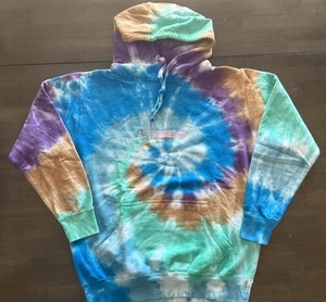 Travis Scott Astroworld Hoodie Mens Size Small Festival Run Tie Dye Embroidered - Picture 1 of 5