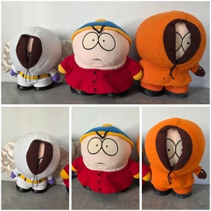 SOUTH PARK 10" Angel Kenny Cartman TALKING Soft Plush Toy Set Comedy Central 90s - Picture 1 of 7