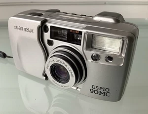 Pentax Espio 90MC 35mm Film Point and Shoot Camera Silver Tested - Picture 1 of 14