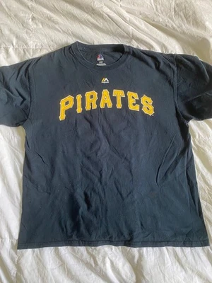 Camisa Andrew McCutchen Pittsburgh Pirates Majestic grande liga principal de beisebol - Imagem 1 de 4