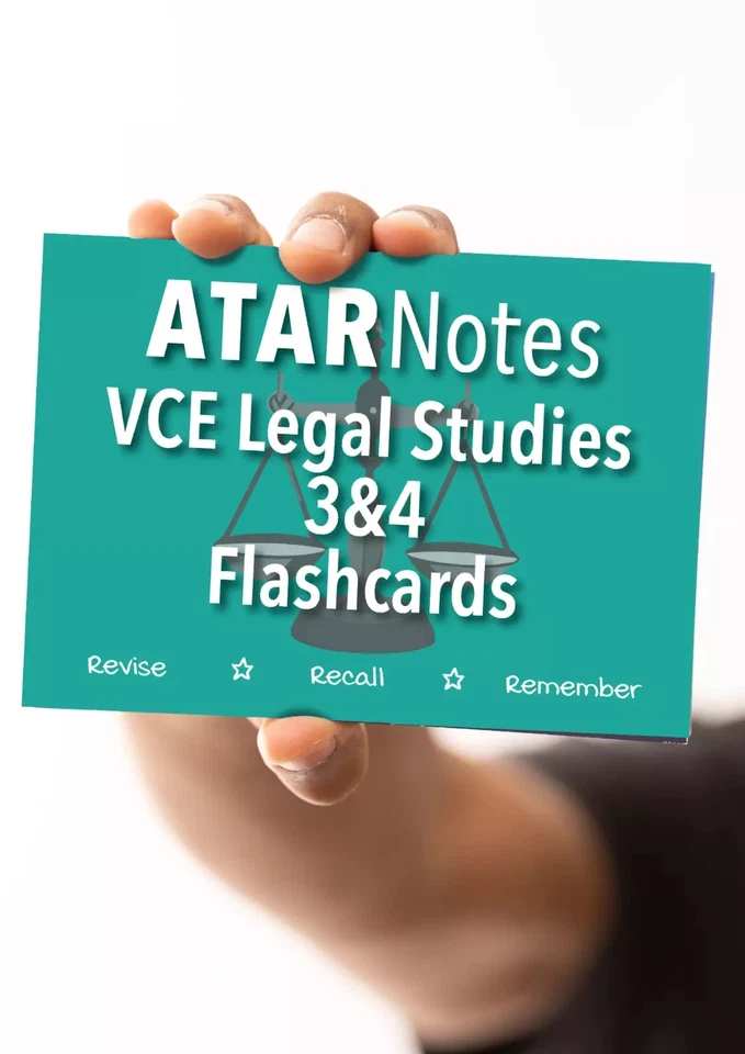 ATAR Notes VCE Legal Studies 3&4 Flashcards - image 1 of 1
