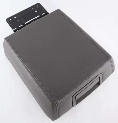 07-14 Ford Expedition Consola Central Tapa de Almacenamiento Apoyabrazos Cuero Piedra Foto 1 de 4