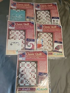 Classic Quilt Block Of The Month Jo Ann New Sealed 5 Months 1998 - Picture 1 of 6
