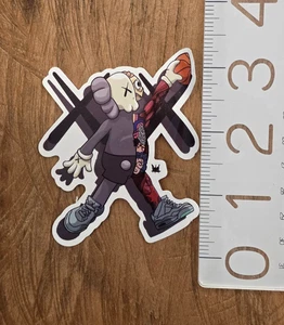 KAWS STICKER  Kaws Skateboard Sticker KAWS Decal Kaws Skateboard Decal Bape - Picture 1 of 1