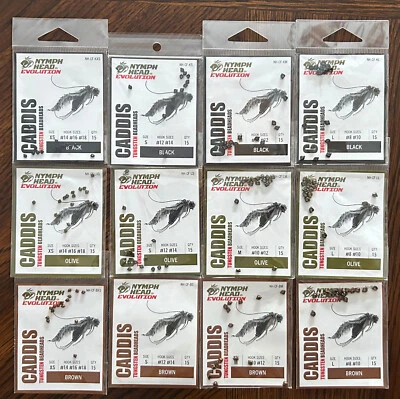 Nymph Head - Evolution - Caddis - Tungsten - Flymen Fishing