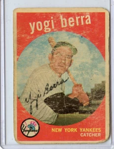 1959 Topps Yogi Berra New York Yankees #180 ⭐️💥🎯 Original - Imagen 1 de 2